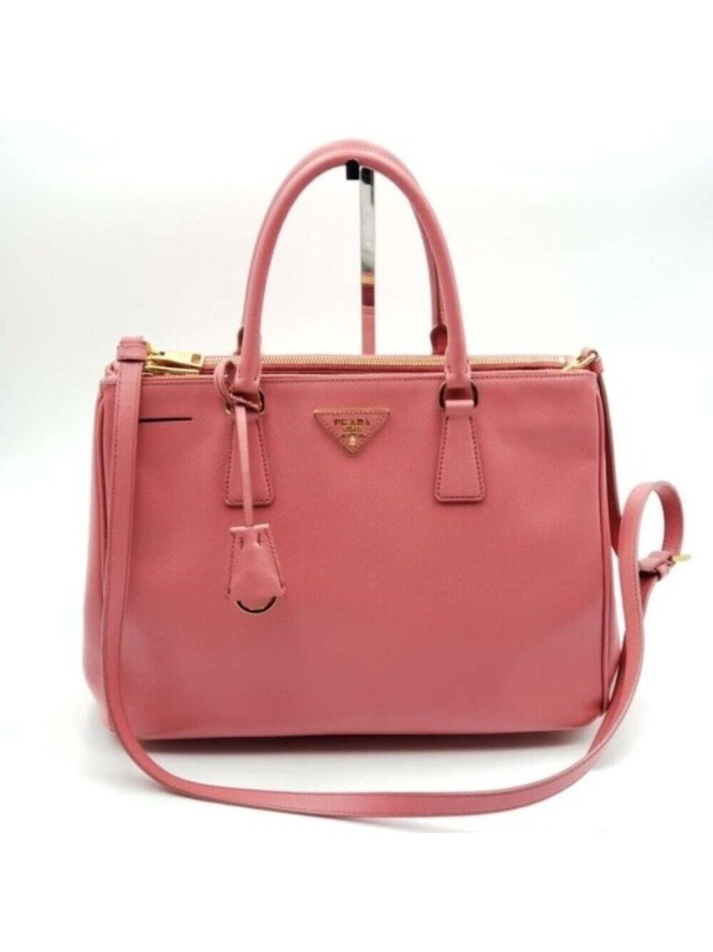 PRADA Galleria Leather Satchel 640-061524